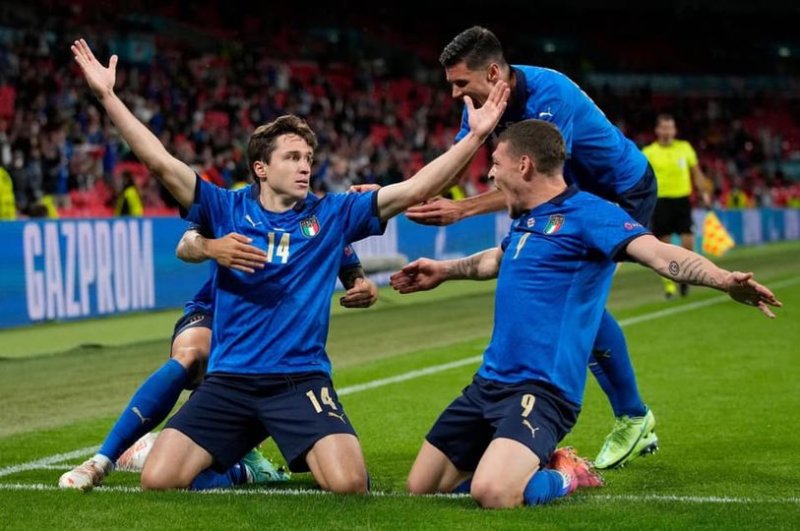 Euro 2020:Ubutaliyani bwageze muri ¼ bwiyushye akuya mu gihe Denmark yahaye isomo Wales