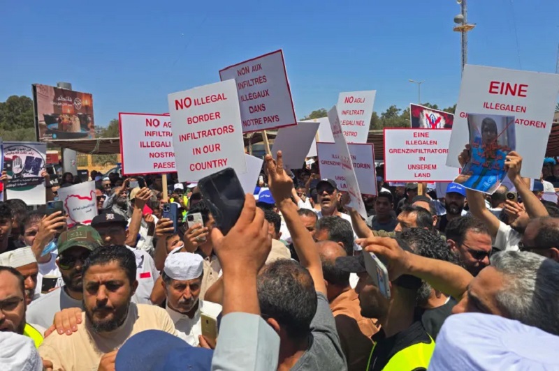 Libya: Abaturage babyukiye mu myigaragambyo yo kwirukana abimukira