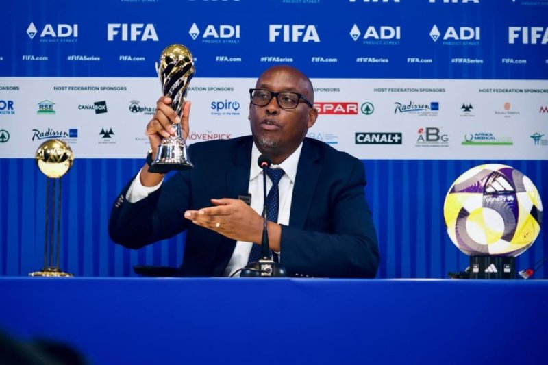 Intego ni uko igikombe kizaguma mu Rwanda! Perezida wa FERWAFA mbere y'uko FIFA Series 2026 itangira