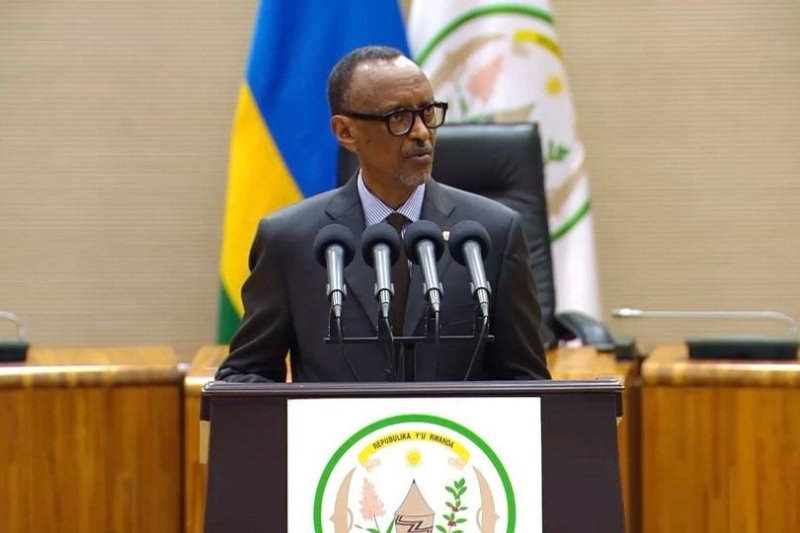 Perezida Kagame yasezeranyije gukemura ikibazo cya FDLR ifitanye umubano na ADF, agaruka no ku mupaka wa Gatuna n'umubano n'abaturanyi