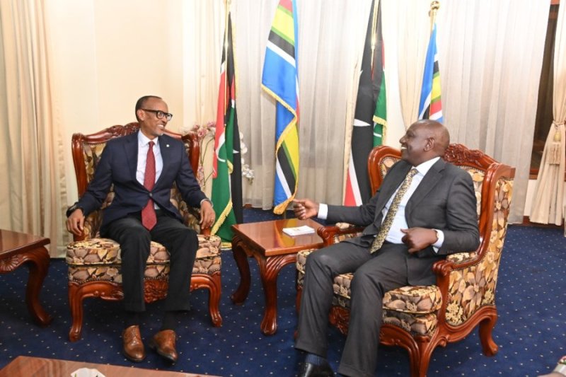 Perezida Ruto yamennye ibanga ry'ibyo yaganiriye na Kagame ku mutekano wa RDC