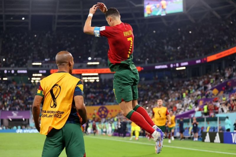 Portugal yikuye imbere ya Ghana bigoranye Cristiano Ronaldo aca agahigo
