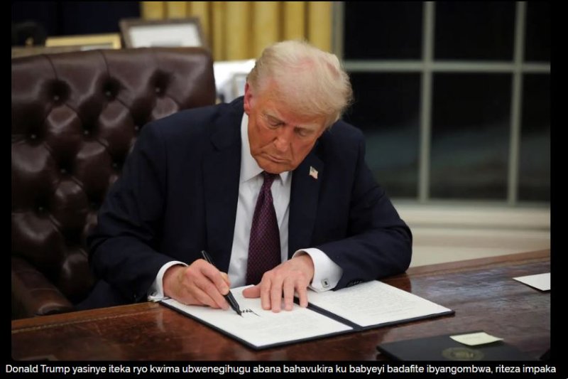 Urukiko rwitambitse umugambi wa Trump wo kwima ubwenegihugu abana bahavukiye