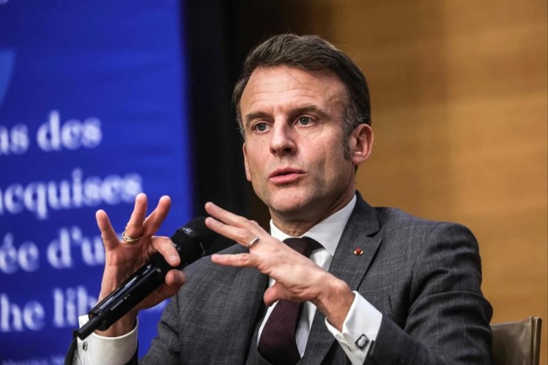 Perezida Macron yavuze ko u Burayi bwiteguye guhangana n'imisoro Trump ashaka kubushyiriraho