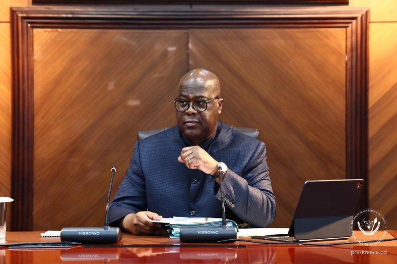 Tshisekedi yagaragaje ko ateze amakiriro ku masezerano yemereye Amerika