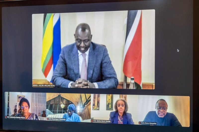 Perezida Dr. William Ruto yagiranye ikiganiro n'abahuza bashya b'ibiganiro by'amahoro bya Luanda-Nairobi