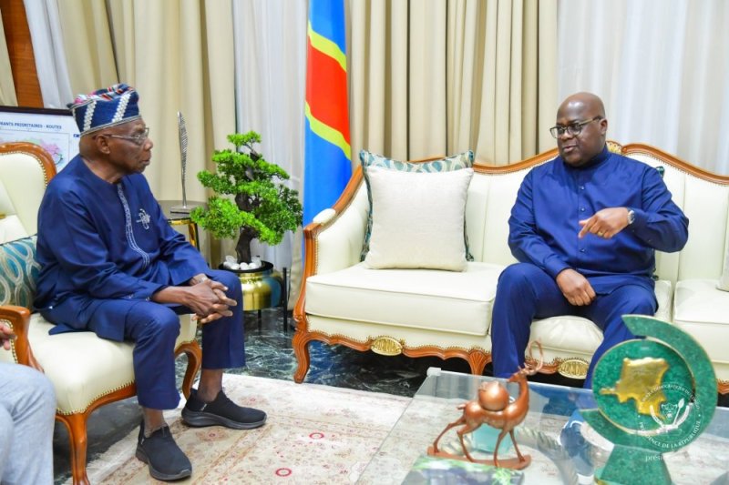 Nyuma ya Kigali, Olusegun Obasanjo yakomereje uruzinduko i Kinshasa