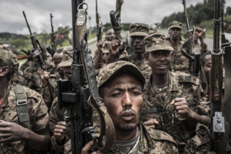 Ethiopia irashinja Eritrea guha intwaro inyeshyamba zo muri Amhara