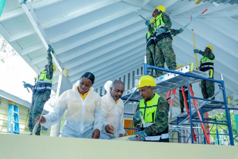 Ingabo z'u Rwanda zakoze Umuganda muri Jamaica