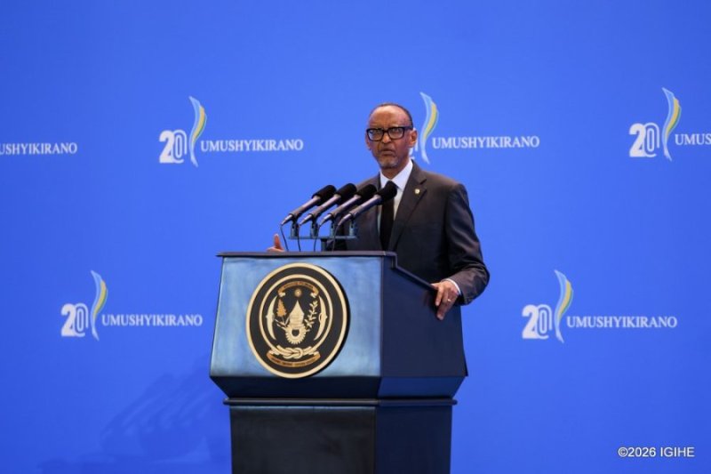 Perezida Kagame yanenze abashinja u Rwanda gukorana na M23, avuga ko ari ubugoryi