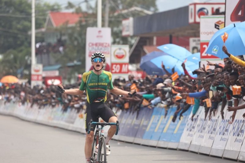 Umunyafurika y'Epfo yegukanye agace ka gatanu ka Tour du Rwanda 2023