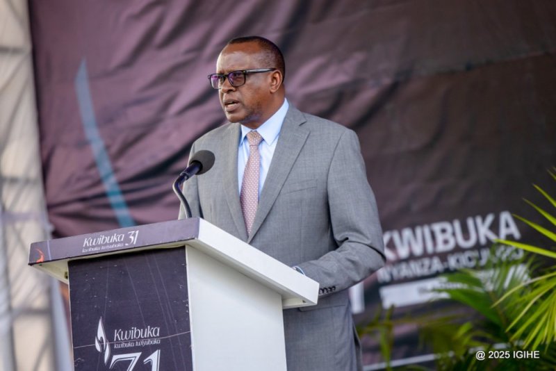 Minisitiri Dr. Bizimana yagaragaje ko U Bubiligi bwasabye imbabazi z'urwiyerurutso ku ruhare rwabwo muri Jenoside yakorewe Abatutsi