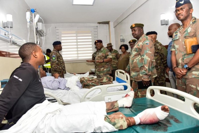 Abasirikare ba Afurika y'Epfo bakomerekeye muri RDC baracyari mu bitaro