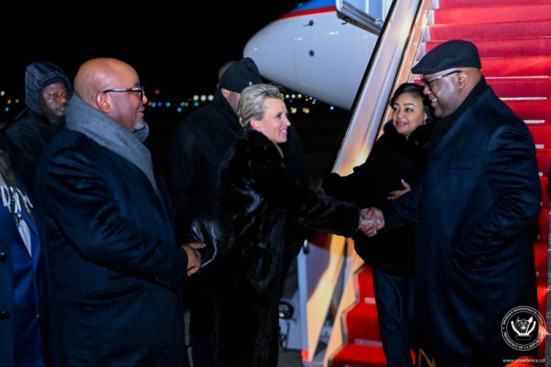 Tshisekedi yageze i Washington D.C yitabiriye isinwa ry'amasezerano n'u Rwanda