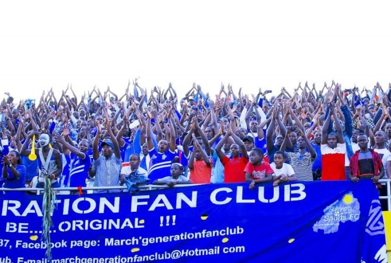 March Generation Fan club yacitsemo ibice biyiviramo kuva ku rutonde rwa Fan Club za Rayon Sports