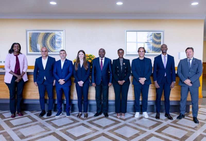 Minisitiri w'Intebe Dr. Ngirente yakiriye Itsinda ry'abaturutse mu ikipe ya Benfica na TFEP
