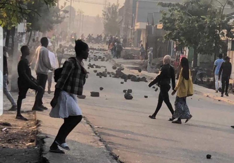 Goma: Urubyiruko rwazindukiye mu myigaragambyo