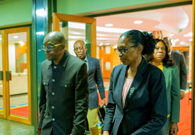 Perezida w'Umutwe w'Abadepite mu Rwanda yakiriye mugenzi we wo muri Ghana