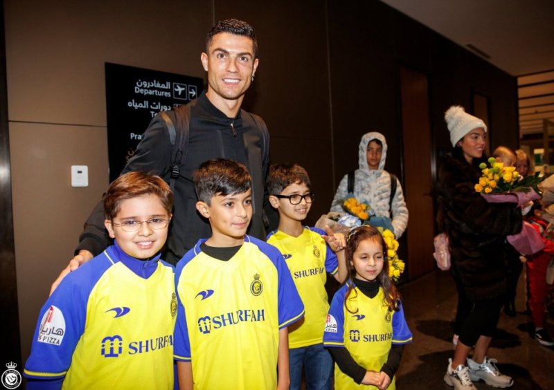 Cristiano Ronaldo yakiriwe nk'umwami muri Saudi Arabia [AMAFOTO