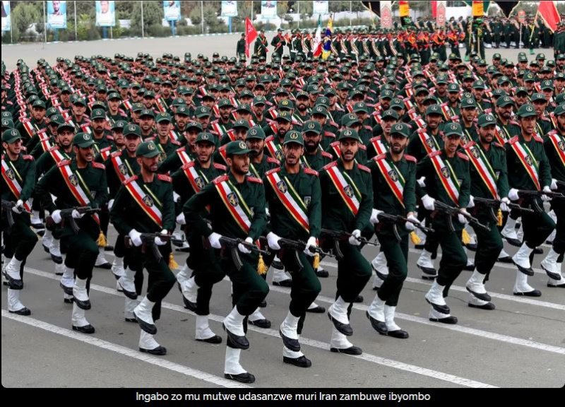 Iran: Umutwe w'Ingabo zidasanzwe wambuwe ibyombo bisa n'ibyinjiriwe na MOSSAD