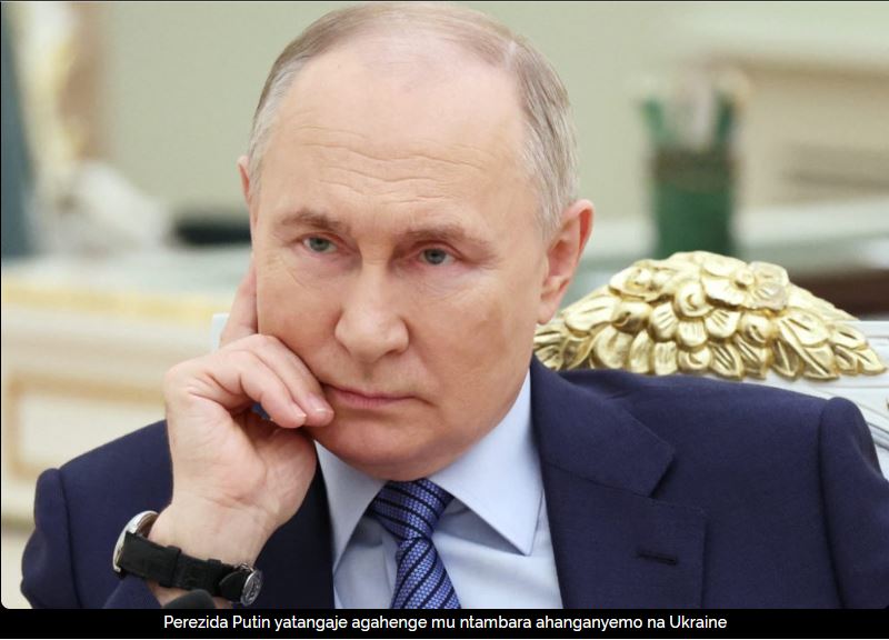 Perezida Putin yatangaje agahenge mu ntambara ahanganyemo na Ukraine