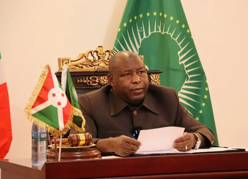 Perezida Ndayishimiye yakiriye abatavuga rumwe na leta ya RDC 