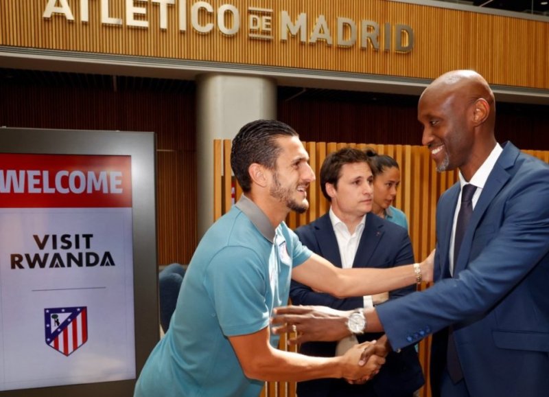 Atlético de Madrid yasinye amasezerano yo kwamamaza Visit Rwanda