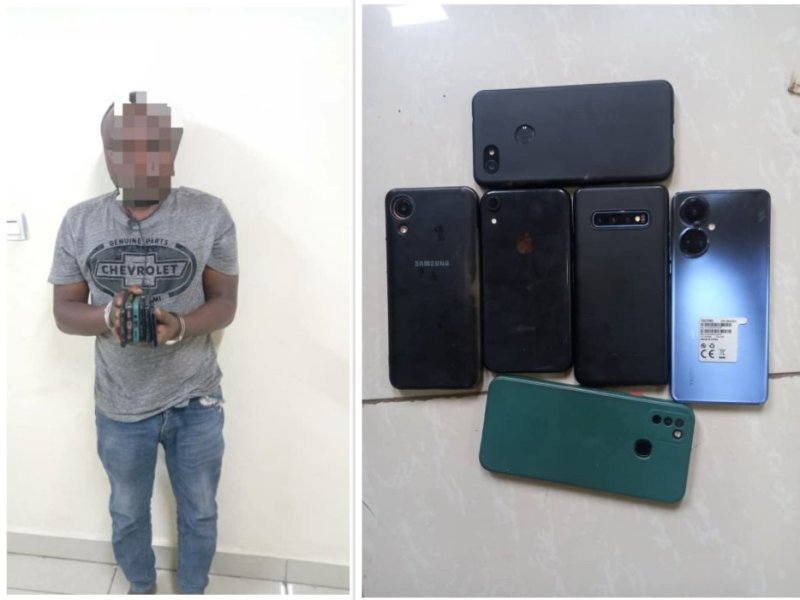 Musanze: Polisi yafashe ushinjwa kwiba telefone zigezweho akajya kuzigurisha mu bindi bihugu