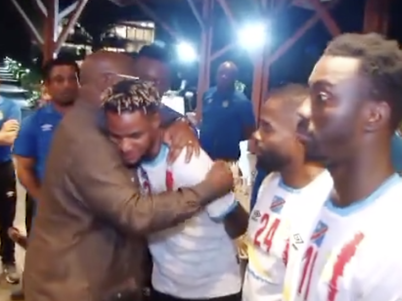 Perezida Tshisekedi yongeye kuvuga u Rwanda mu ijambo yahaye abakinnyi bavuye muri AFCON 2023