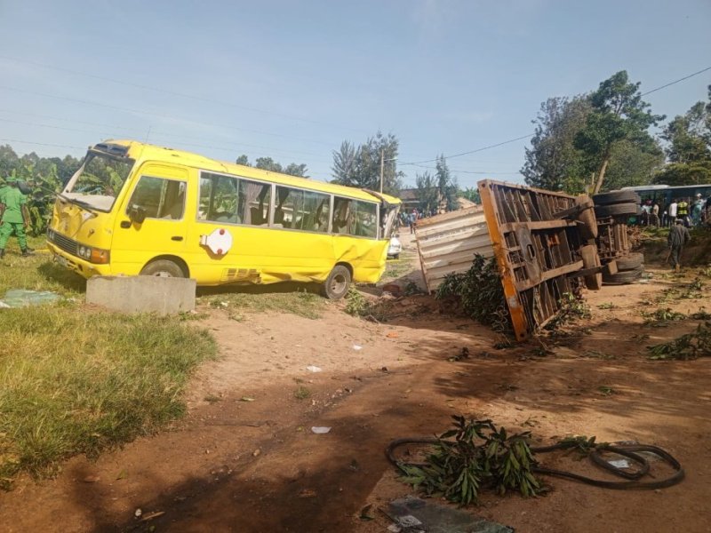 Ruhango: Ikamyo yakoze impanuka ihitana abari bagiye kwa Yezu Nyirimpuhwe