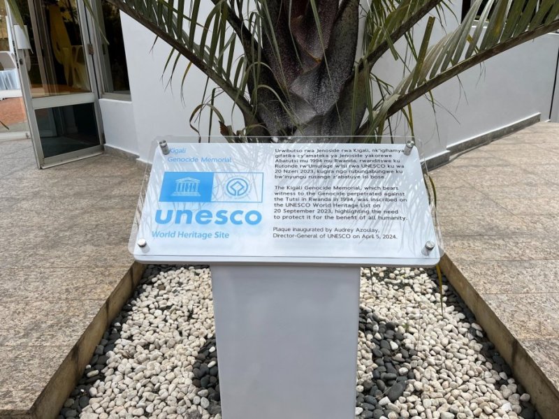 U Rwanda rwakiriye icyemezo gihamya ko Inzibutso zarwo enye za Jenoside zashyizwe mu Murage w'Isi wa UNESCO