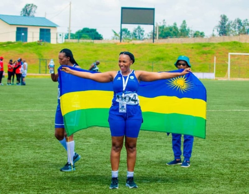 Depite Mukabalisa yegukanye umudali wa zahabu mu mikino iri guhuza abadepite bo muri EAC