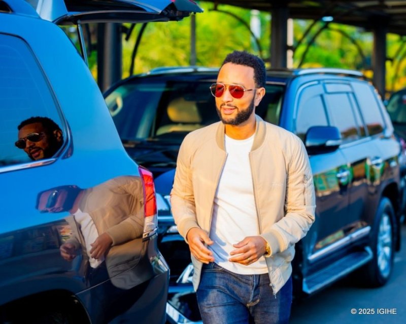 John Legend yageze i Kigali