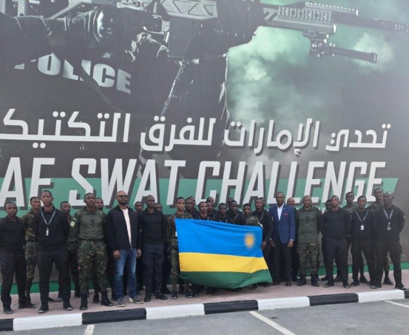 U Rwanda rukomeje kugerageza mu mikino yo guhashya iterabwoba iri kubera i Dubai
