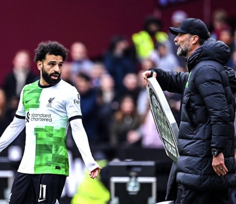 Mo Salah n'umutoza we Klopp bari bagiye gukozanyaho ku mukino wa Westham